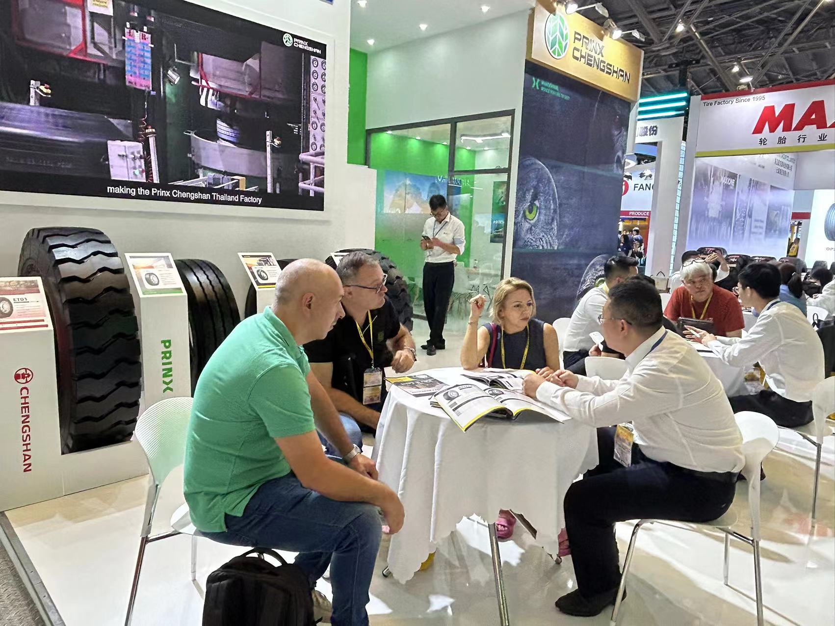 企鹅体育vip在线全站亮相2023上海国际轮胎展