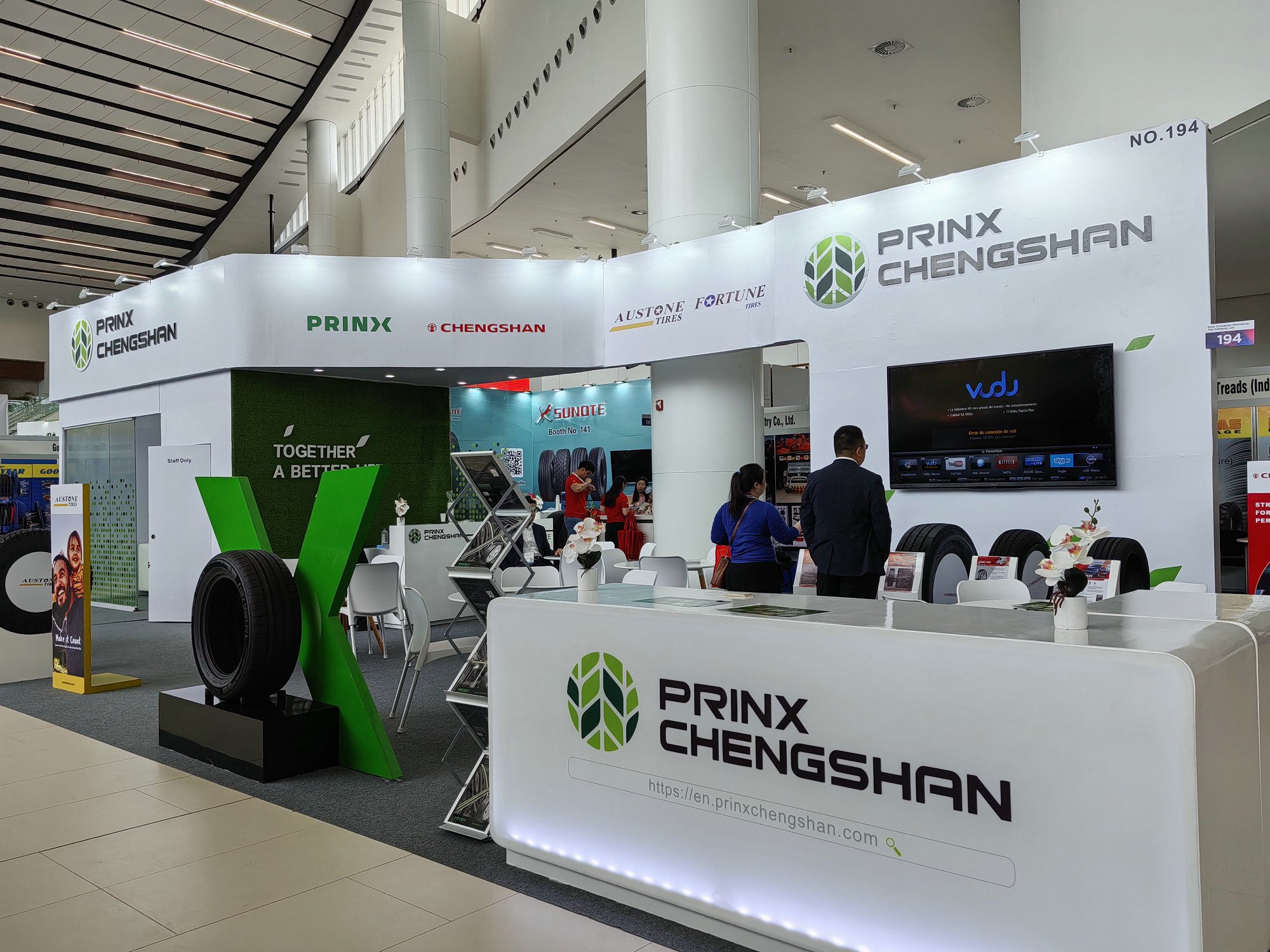 亮相巴拿马轮胎展 企鹅体育vip在线全站为拉美用户打造品质之作